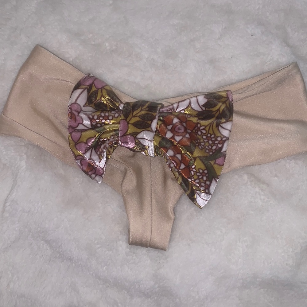 Velvet lolli bow bottoms